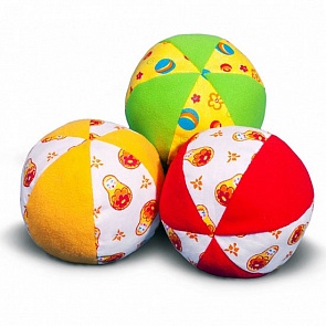 Игрушка мяч с погремушкой «Малышок» (Фокс – мякиши, 105 МЯКИШИsim)